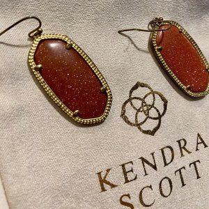 Kendra Scott Elle Earring | Burnt Orange Sparkle